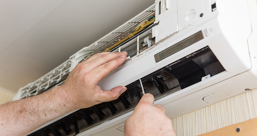 Master check and clean air conditioning