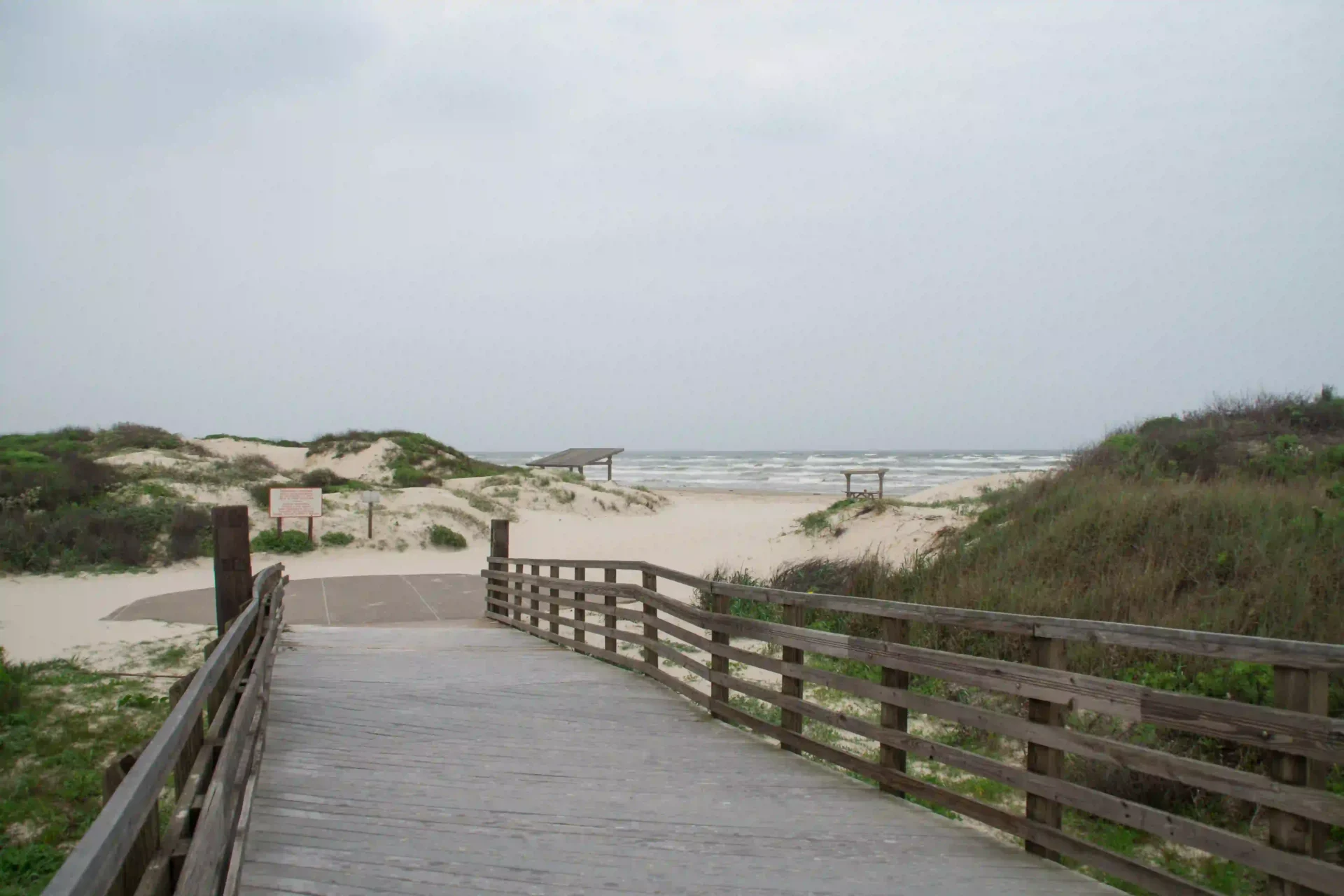 storm season at the beach in corpus christi